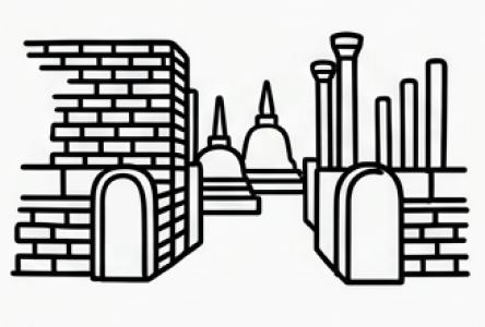 Polonnaruwa ancient city entrance and additional mileage